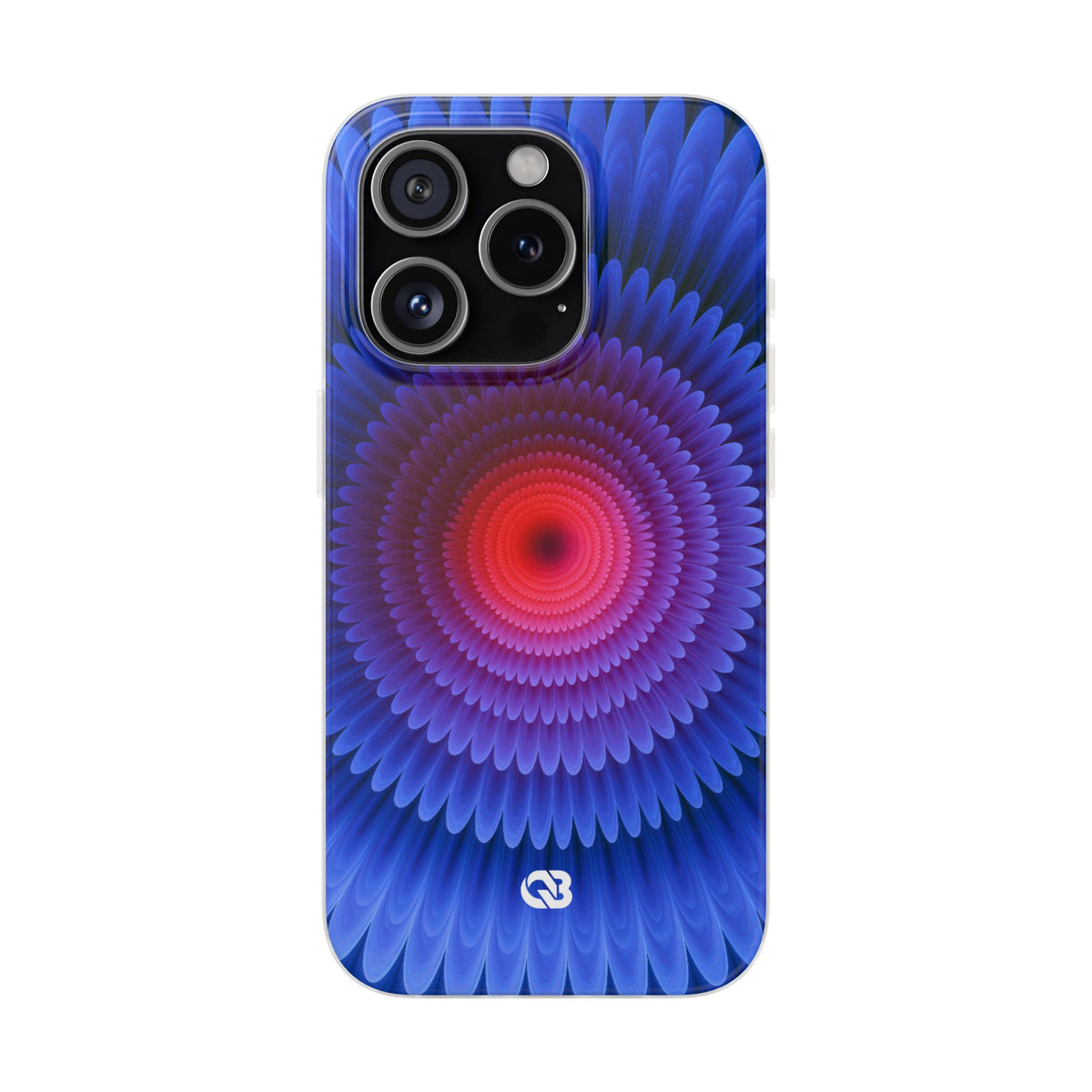 Radial Spectrum Bloom · Lite Phone Case for iPhone ·  Blue