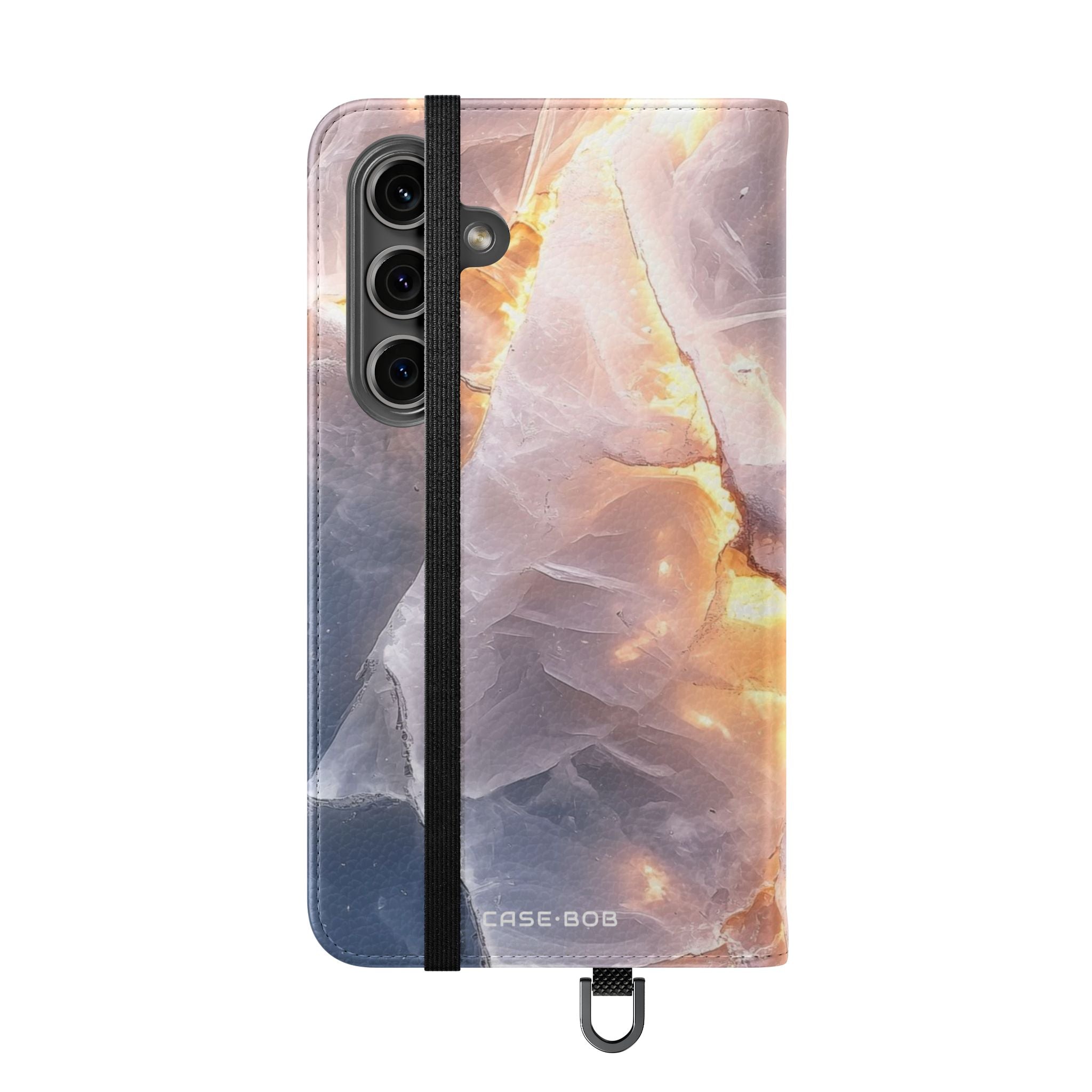 Kristallen aderen gloed - Samsung S24 Case - Portemonnee