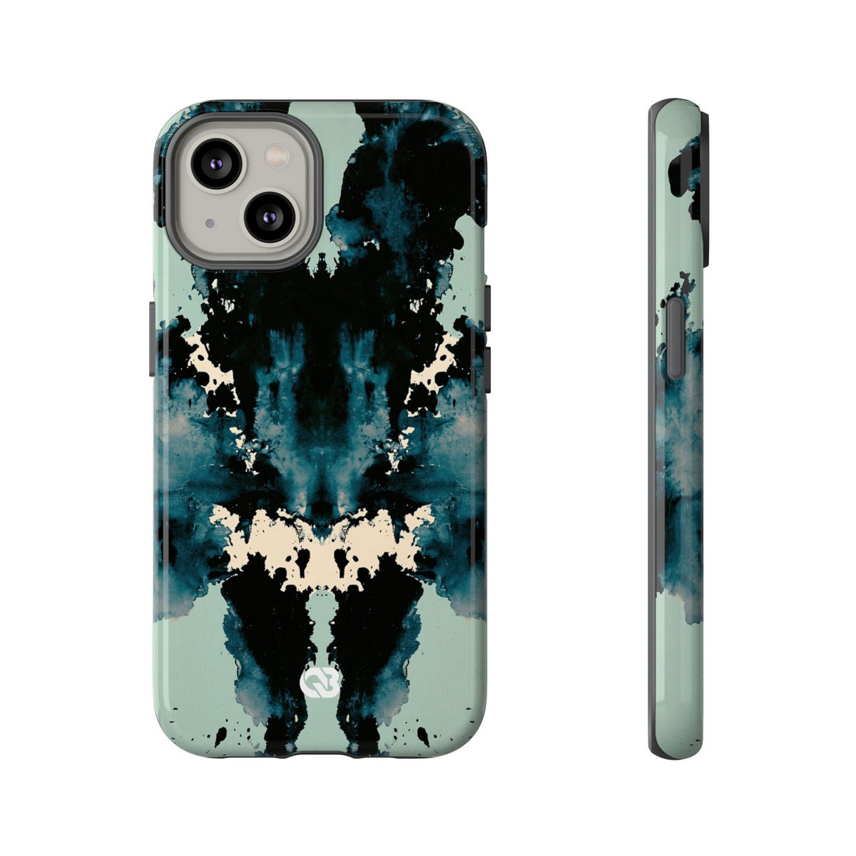 Rorschach Ink Void · Tough Phone Case for iPhone · Black