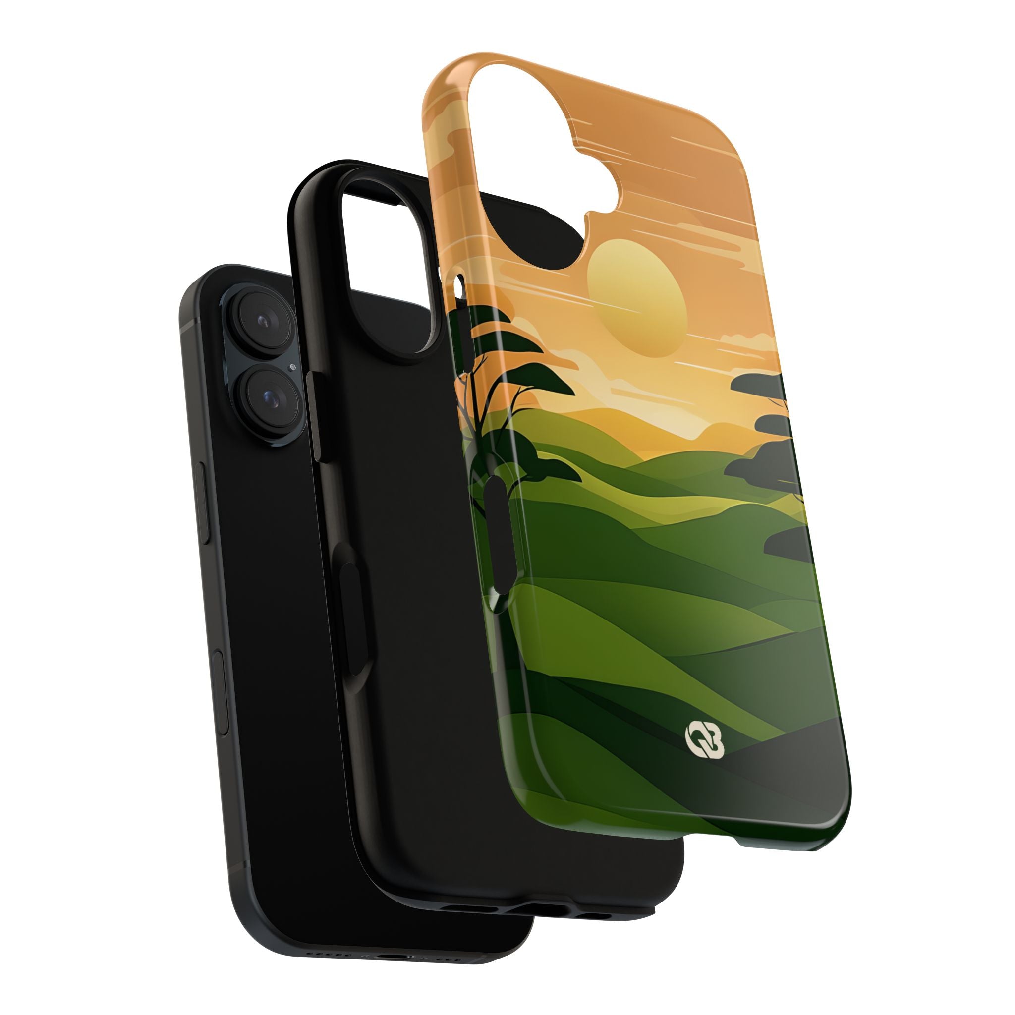 Verdant Horizon Sun · Tough Phone Case for iPhone