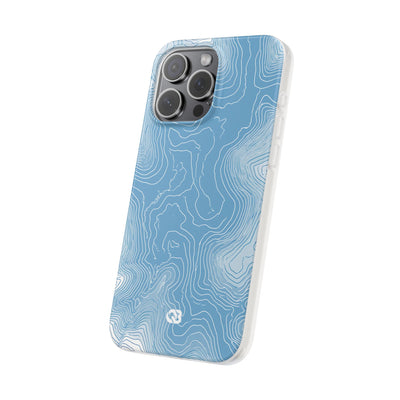 Glacial Basin Topo · Lite Phone Case for iPhone ·  Blue