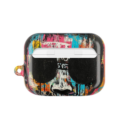 Black Orb Face - AirPods Case