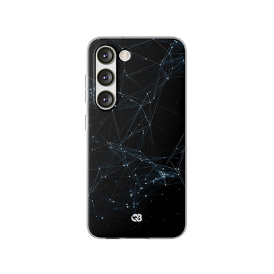 Black Lite Phone Case for Samsung - Arctic Neural Mesh