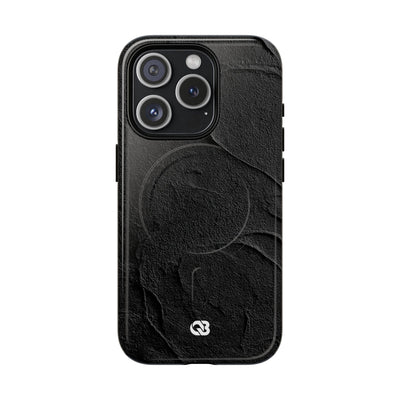 Obsidian Stucco Relief · Tough 2.0 Magnetic Phone Case for iPhone · Black