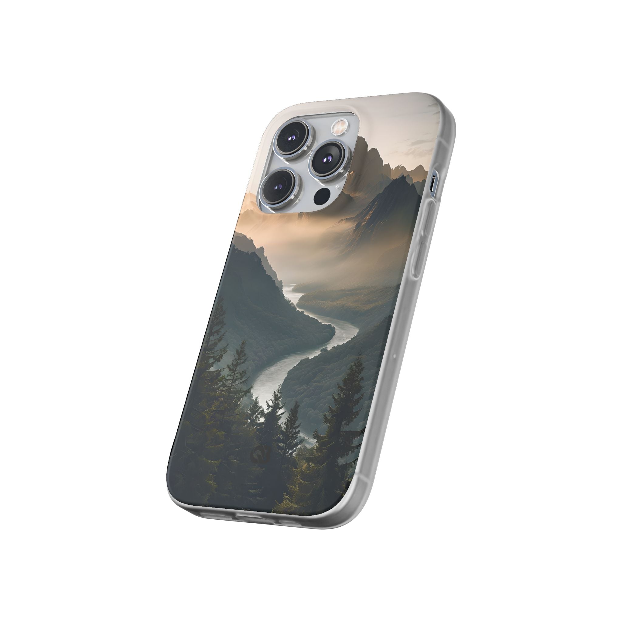 Golden Summit Valley · Soft Phone Case for iPhone