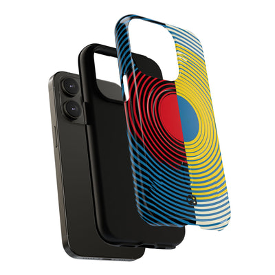 Blue Tough 2.0 Magsafe Phone Case for iPhone - Primary Circuit Orbit