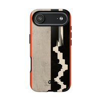 Orange Tough Phone Case for iPhone - Orange Monolith Rift