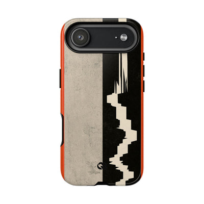 Orange Tough Phone Case for iPhone - Orange Monolith Rift