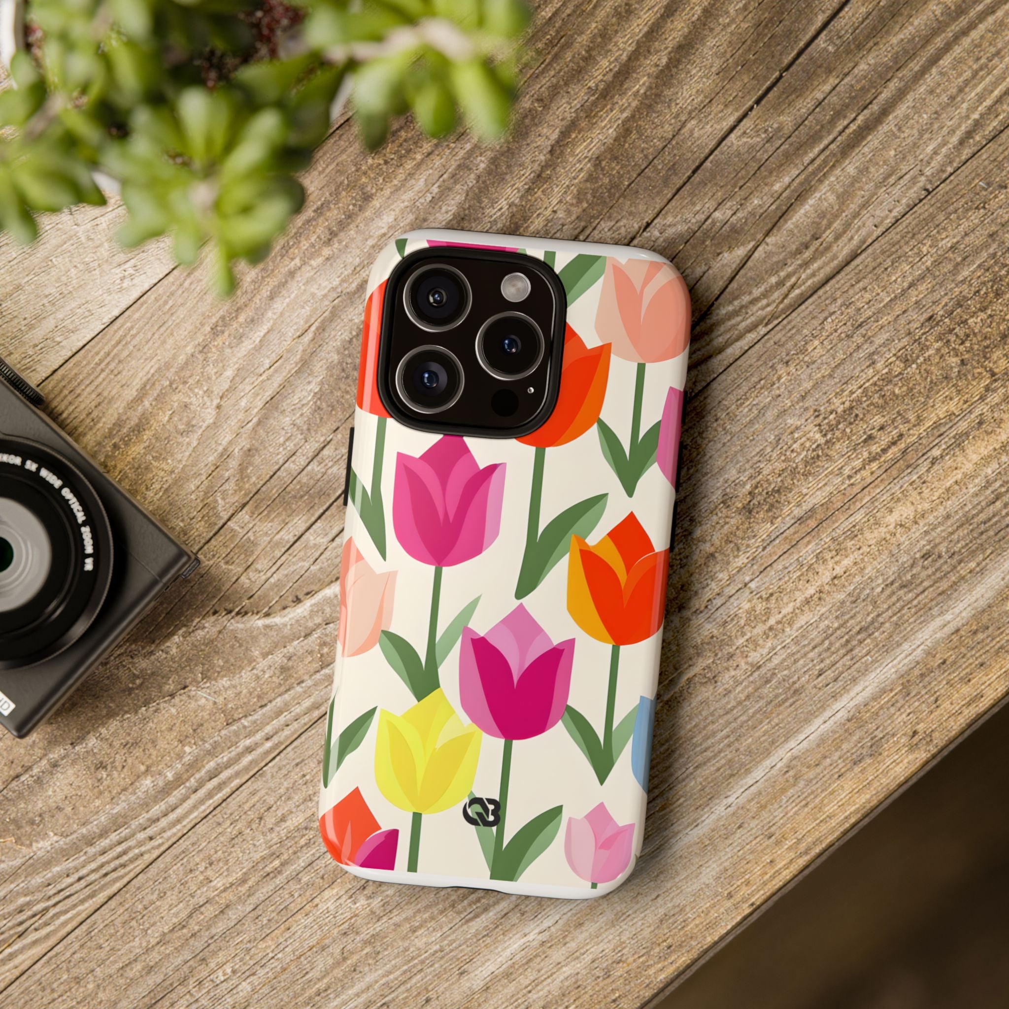 Vibrant Petal Grid · Tough Fundas para teléfono para iPhone