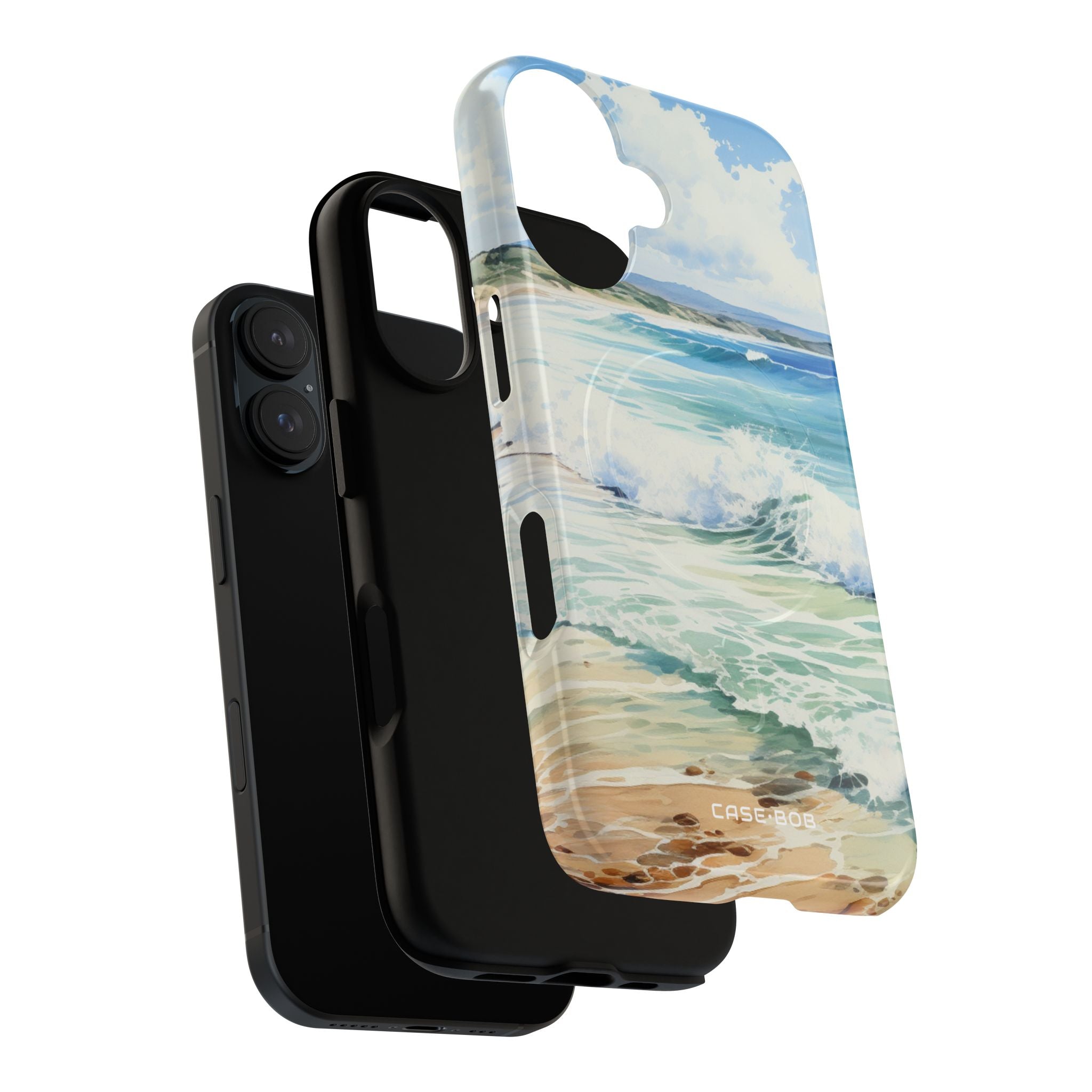 Foamy Wave Breeze iPhone 16 Case - Tough+