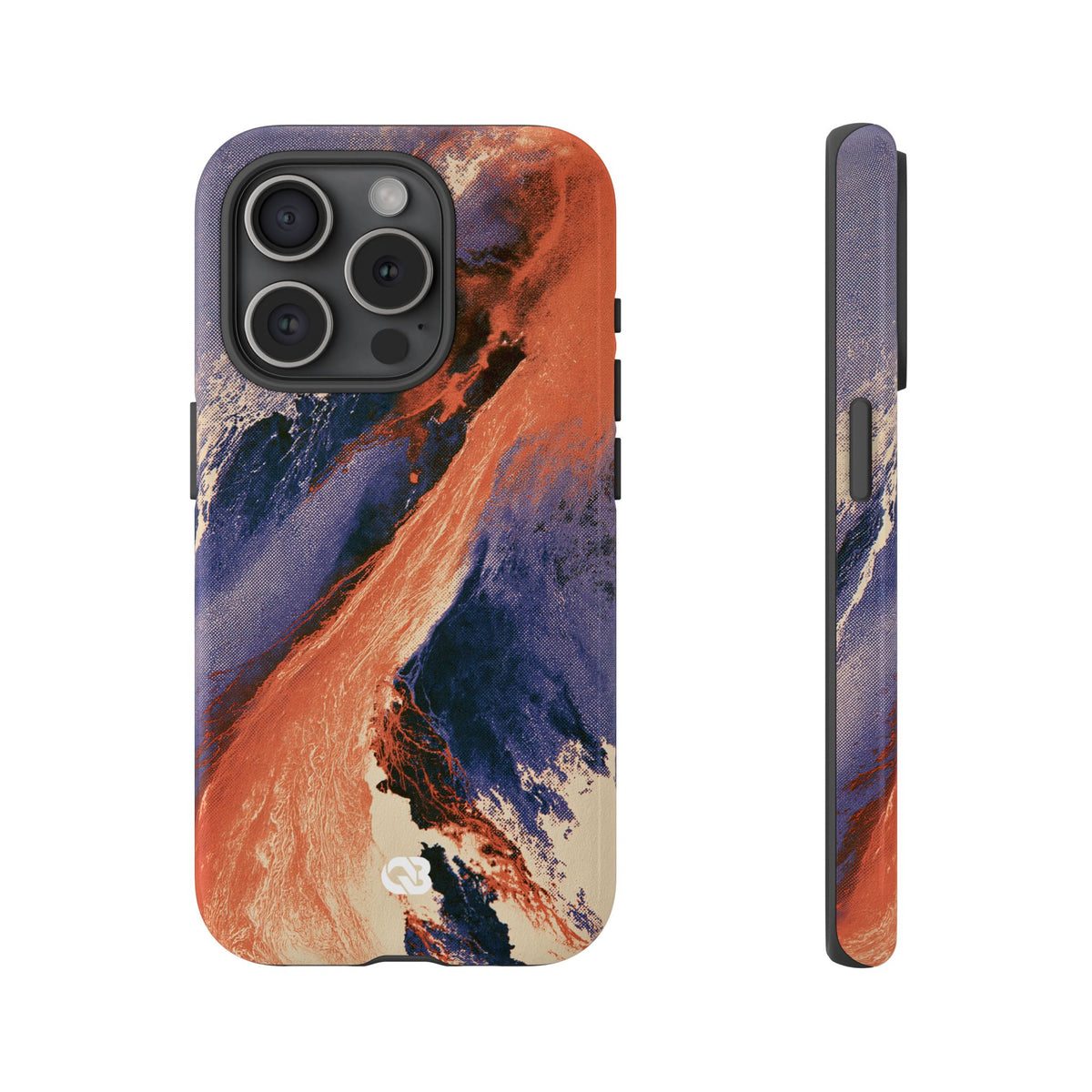 Solar Aura Drift · Tough Phone Case for iPhone · Orange