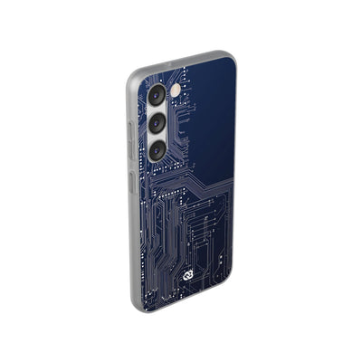 Blue Lite Phone Case for Samsung - Cobalt Data Stream