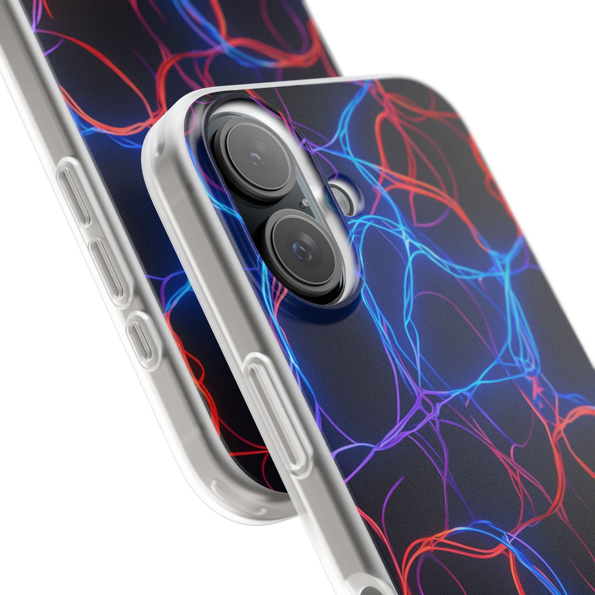 Electric Synapse Glow · Soft Handyhülle für iPhone