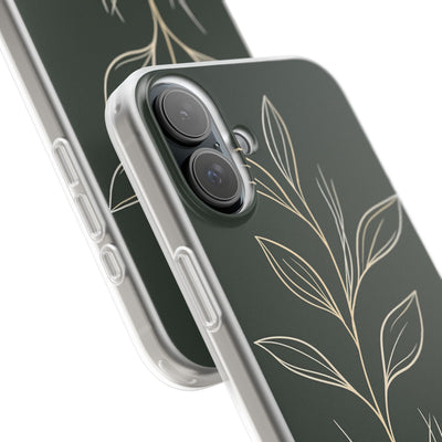 Green Lite Phone Case for iPhone - Deep Moss Willow