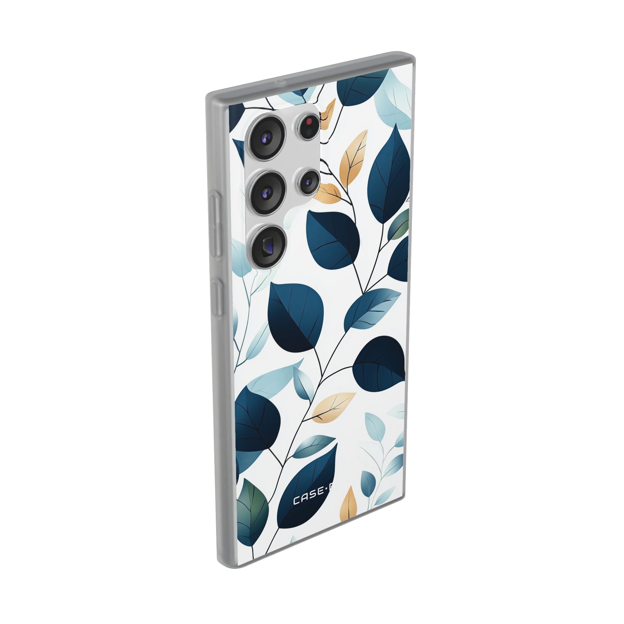 Navy Blattadern Samsung S23 Ultra Case - Soft