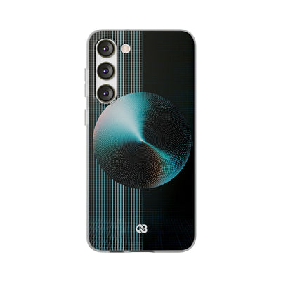 Blue Lite Phone Case for Samsung - Cyan Vector Sphere