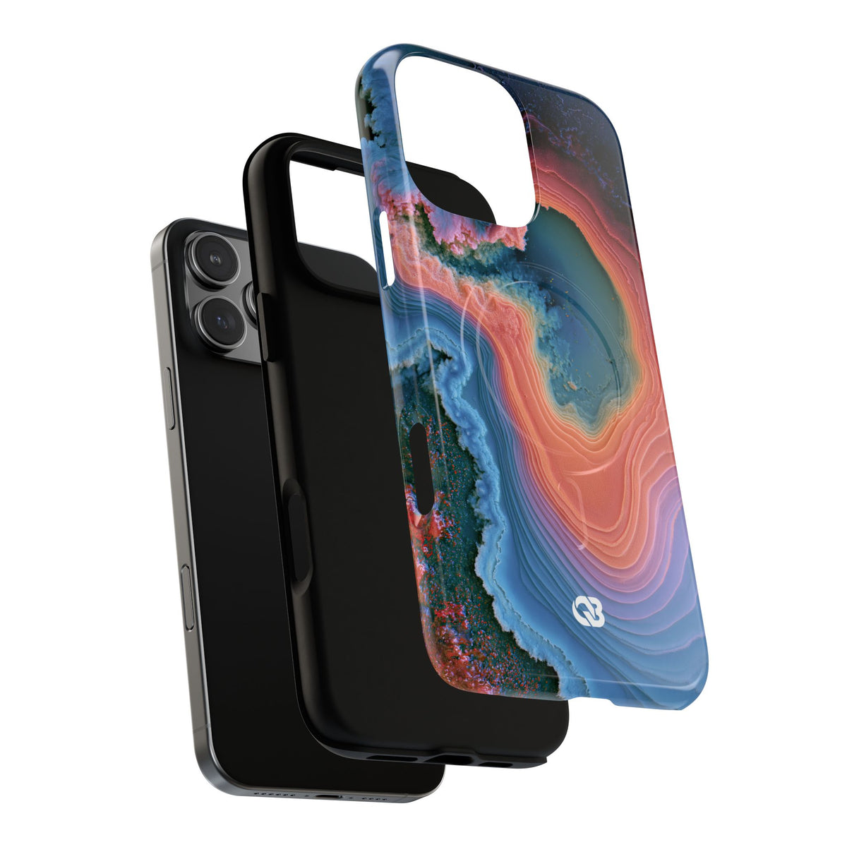 Luminous Resonance · Tough 2.0 Magnetic Phone Case for iPhone · Blue