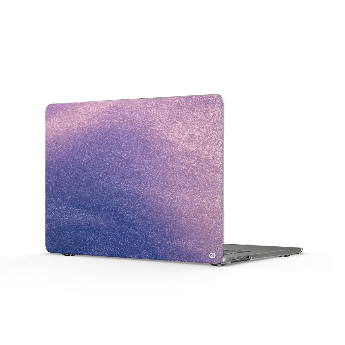 Ethereal Violet Glow · Clear Hard Case for MacBook · Purple