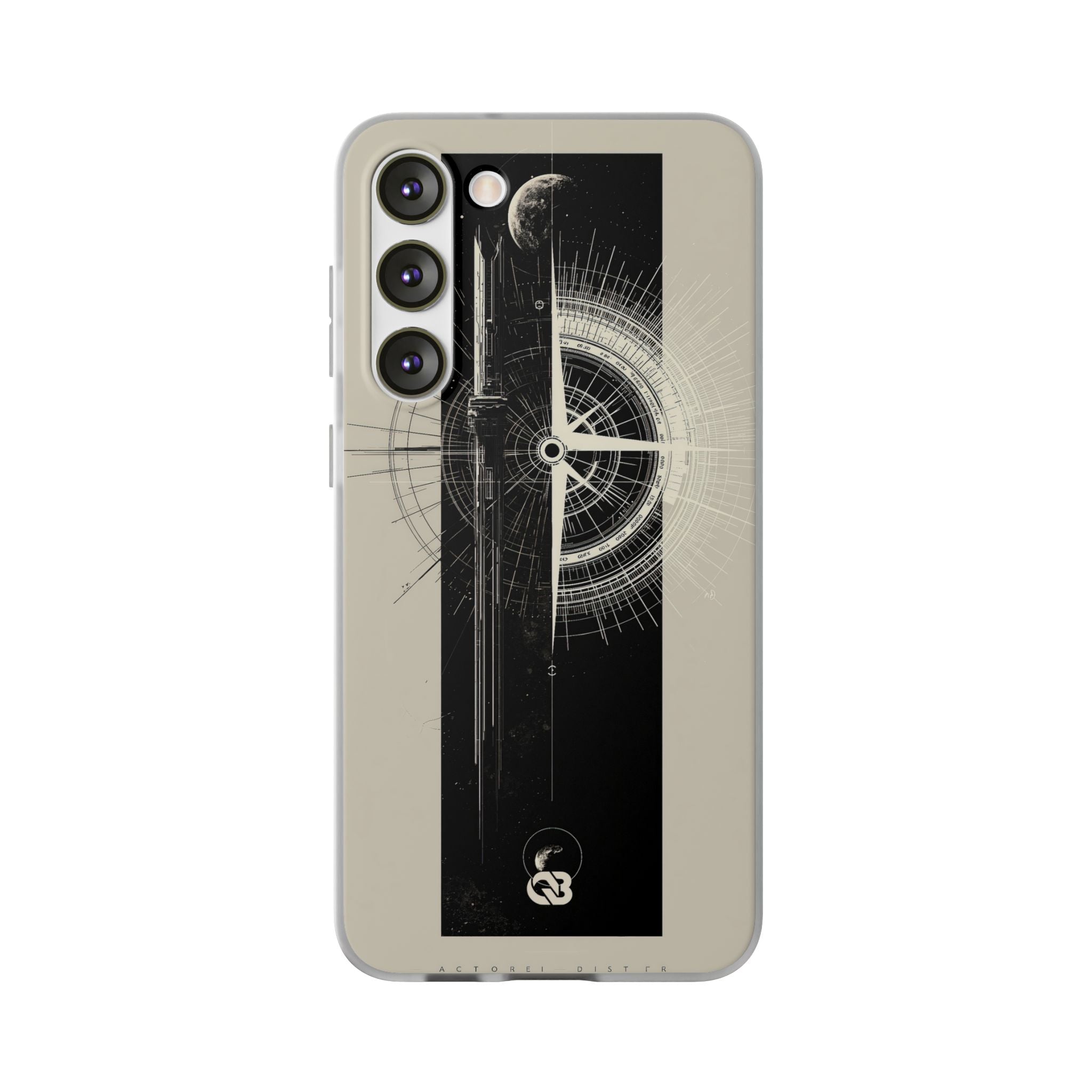 Beige Lite Phone Case for Samsung - Zenith Vector Spire