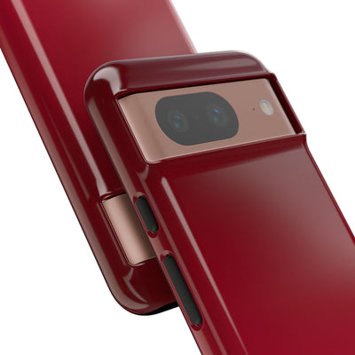 Velvet Crimson · Tough Phone Case for Pixel ·  Red