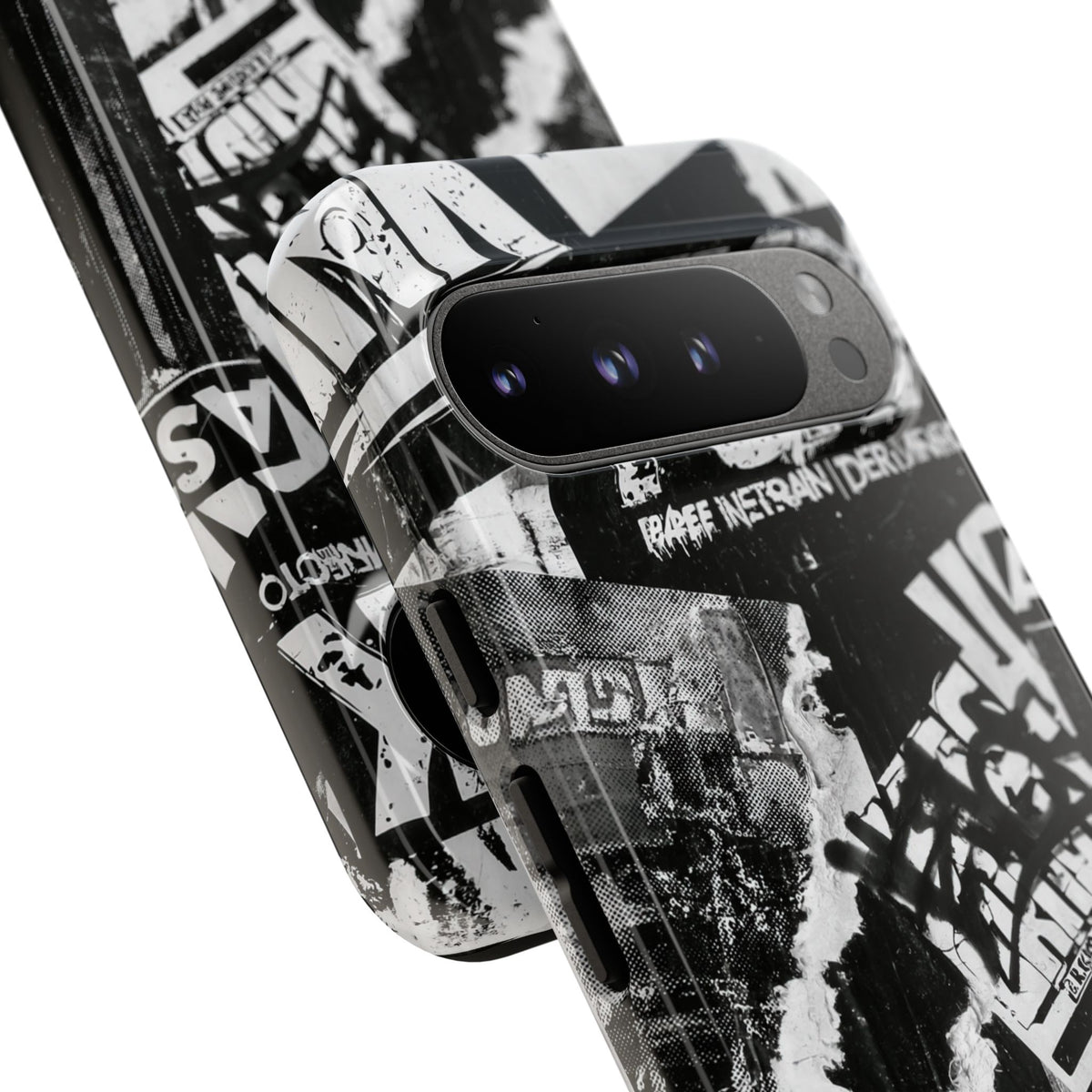 Underground Punk Collage · Tough Phone Case for Pixel ·  Black