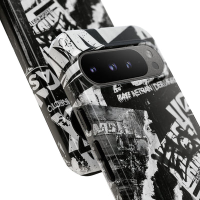 Underground Punk Collage · Tough Phone Case for Pixel ·  Black