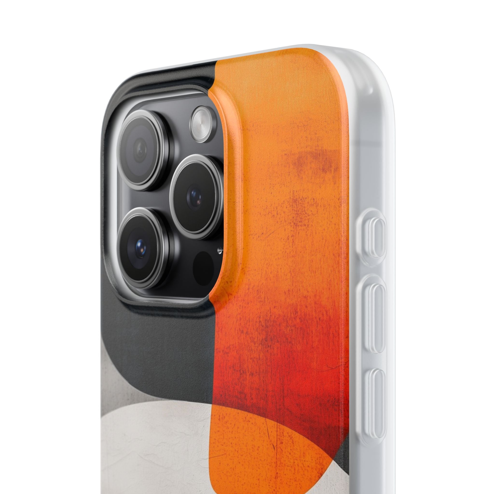 Burnt Amber Flow · Soft Phone Case for iPhone