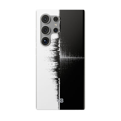 Black Lite Phone Case for Samsung - Static Signal Split