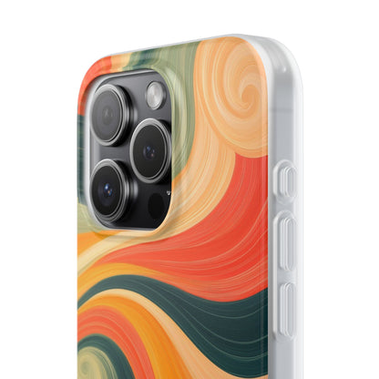 Swirling Ember iPhone 15 Pro Case - Soft