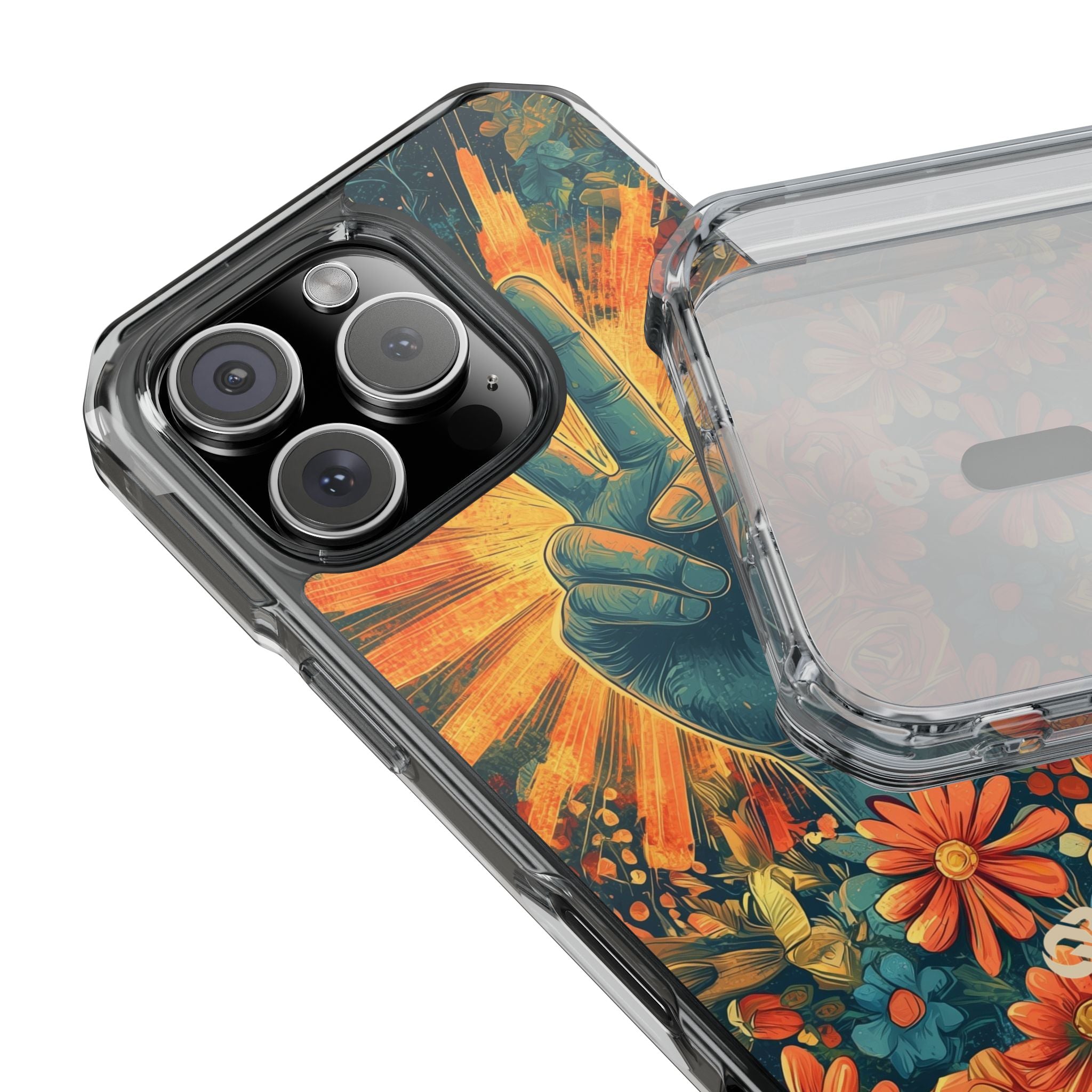 Radiant Peace Bloom · Impact etui na telefon dla iPhone · MagSafe