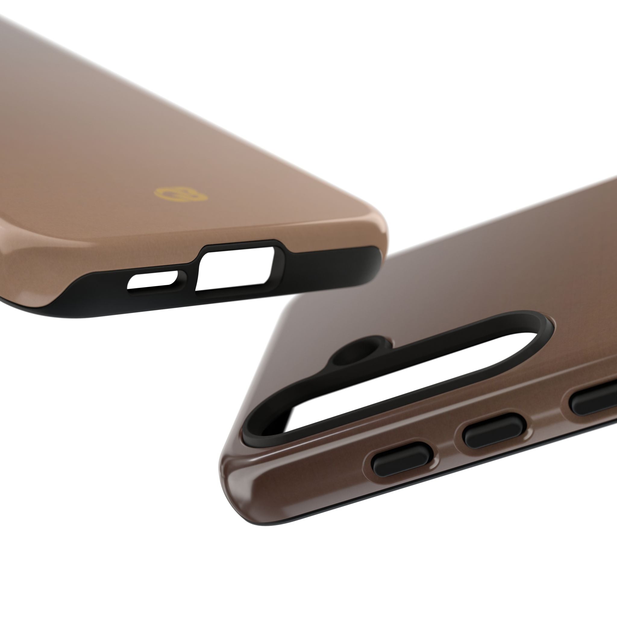 Brown Tough Phone Case for Samsung - Smoked Caramel Fade
