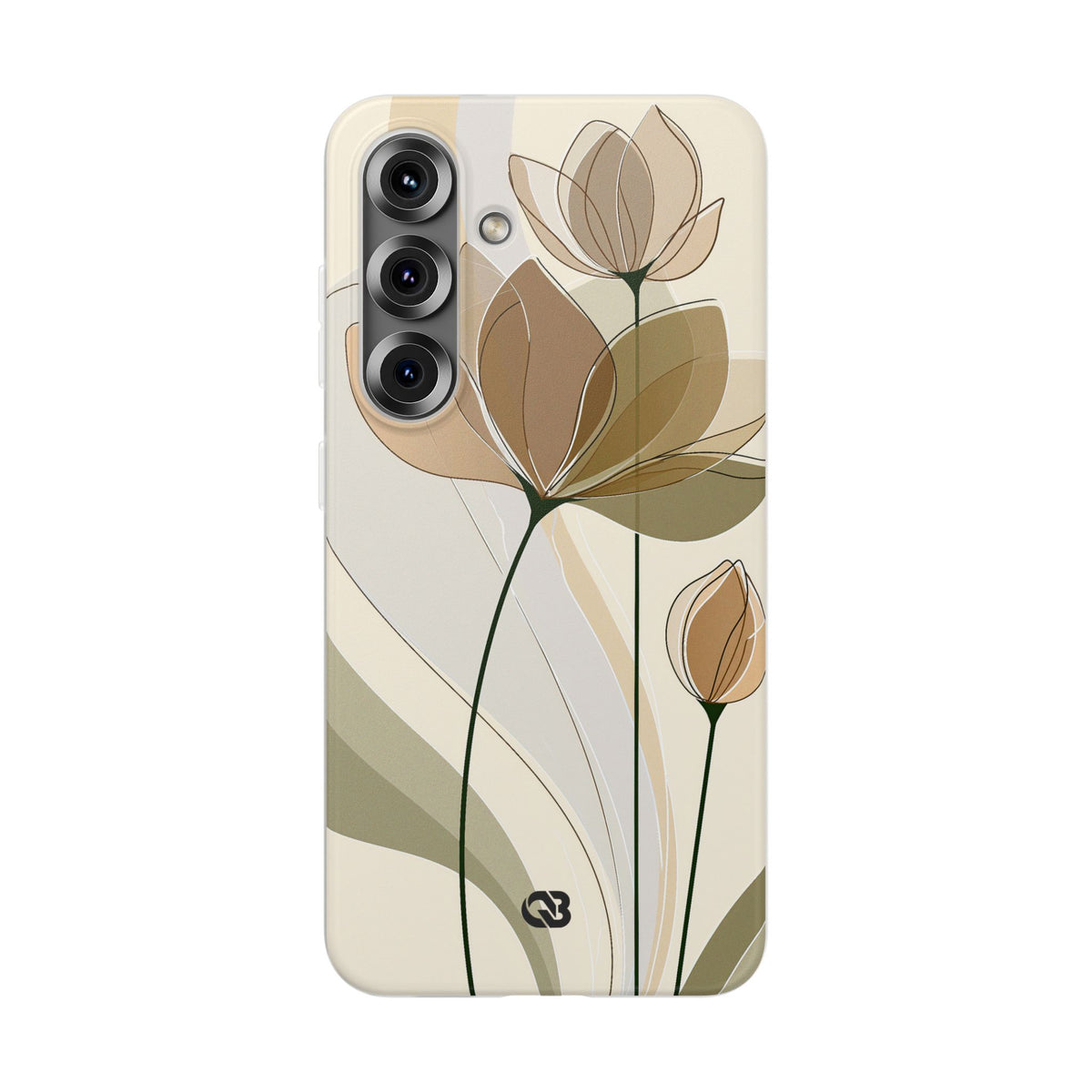 Translucent Petal Contour · Lite Phone Case for Samsung · Beige