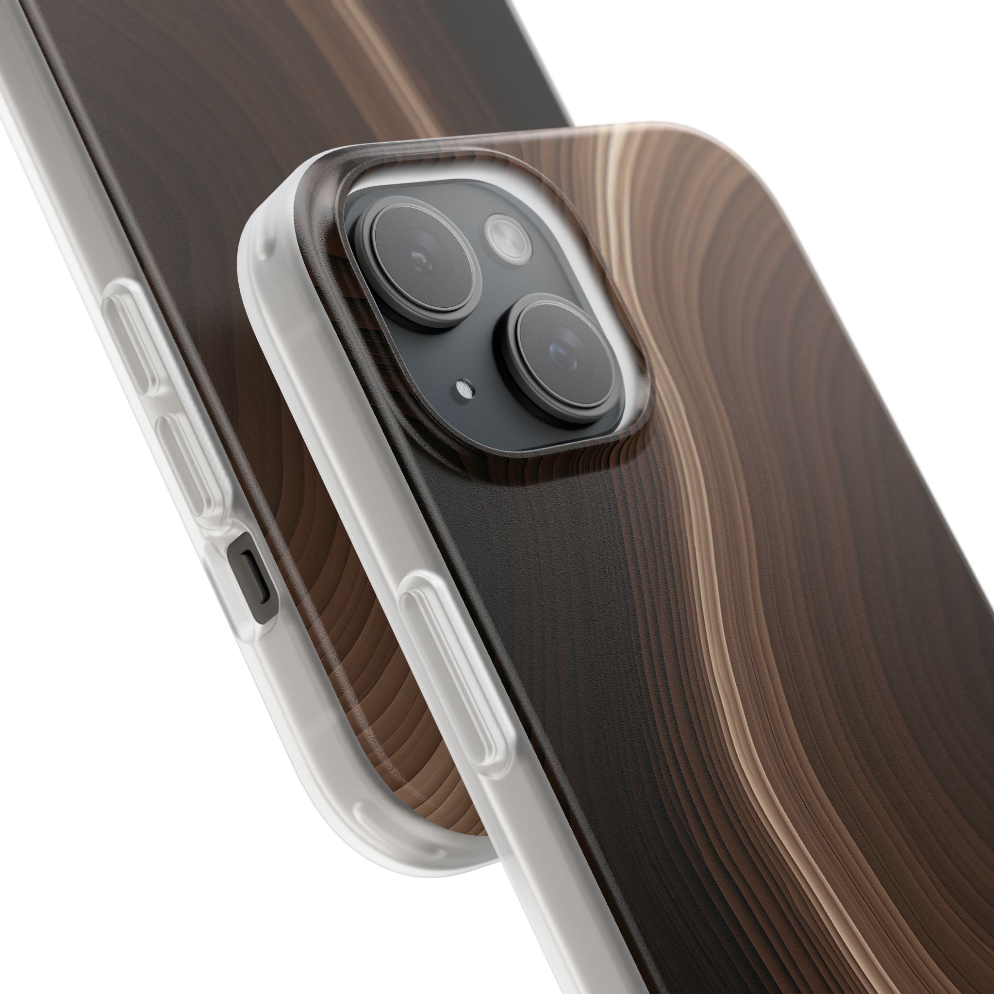 Brown Lite Phone Case for iPhone - Bronzed Canyon Relief
