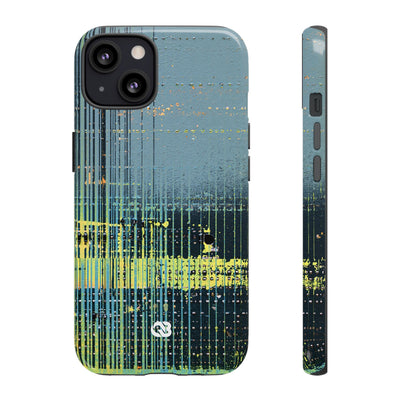 Acid Raster Circuit · Tough Phone Case for iPhone · Teal
