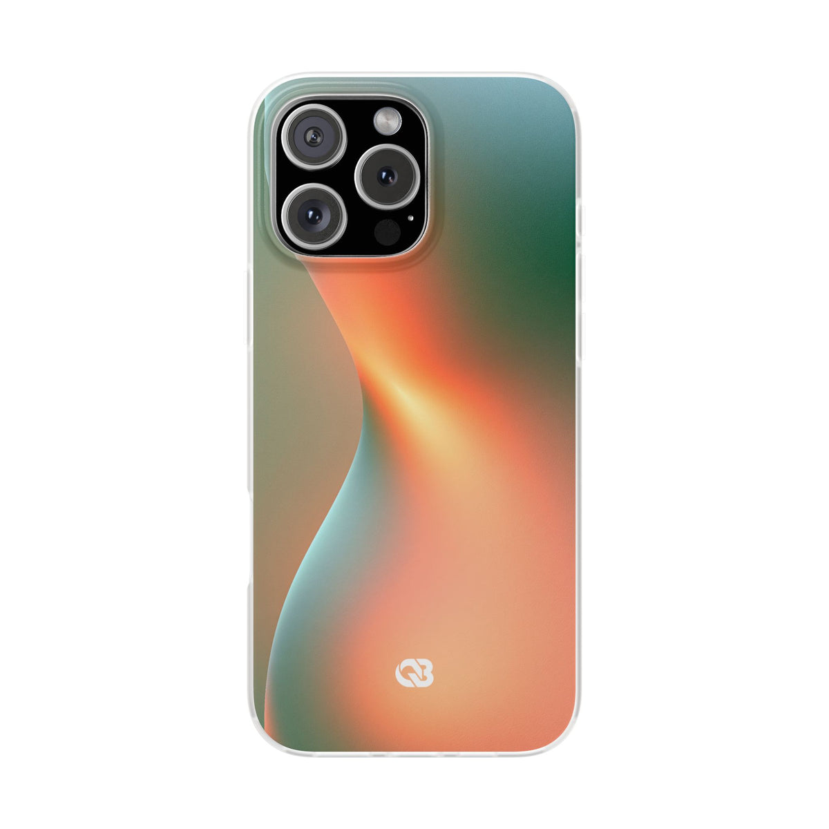 Radiant Contour · Lite Phone Case for iPhone ·  Orange