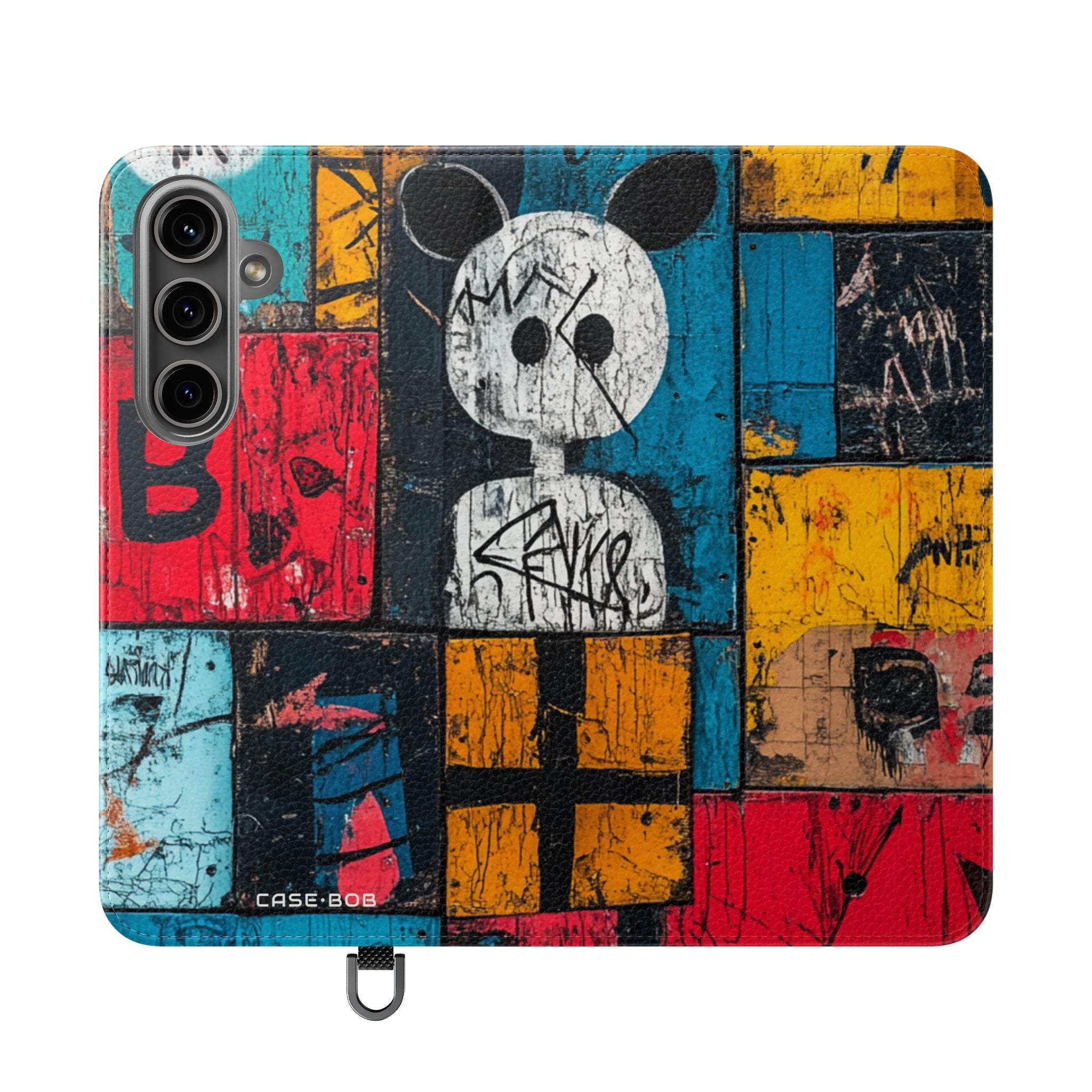 White Orb Graffiti - Samsung S24 Plus Case - Wallet