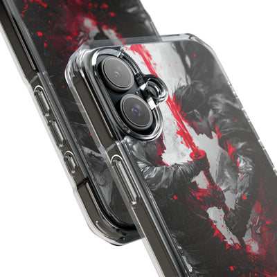 Shattered Crimson Duel · Impact Hoesje voor iPhone · Magsafe