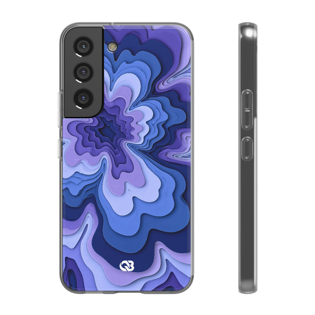 Periwinkle Strata Bloom · Lite Phone Case for Samsung · Purple