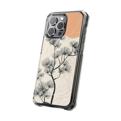 Spiky Tree Sunset iPhone 15 Pro Max Case - Impact