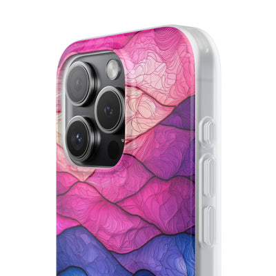 Electric Ridge Flow · Soft Coque de téléphone pour iPhone