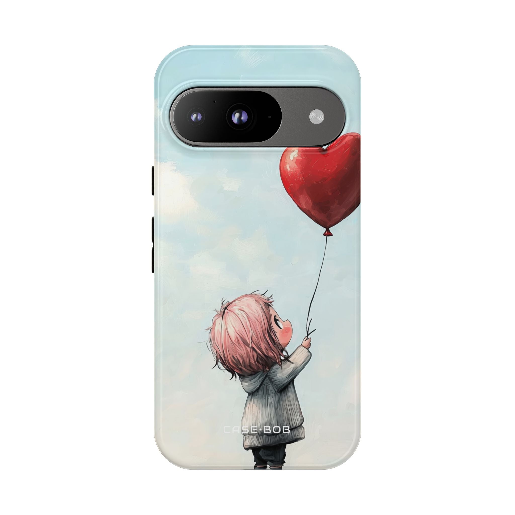 Herzballon Glow Google Pixel 9 Case - Tough