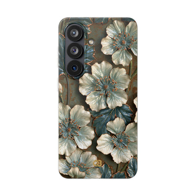 Gilded Blossom Reverie · Lite Phone Case for Samsung · Teal