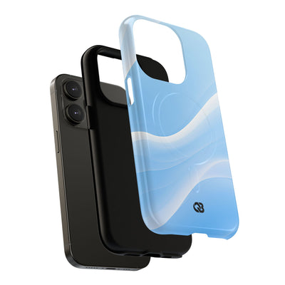 Blue Tough 2.0 Magsafe Phone Case for iPhone - Glacial Blue Silk