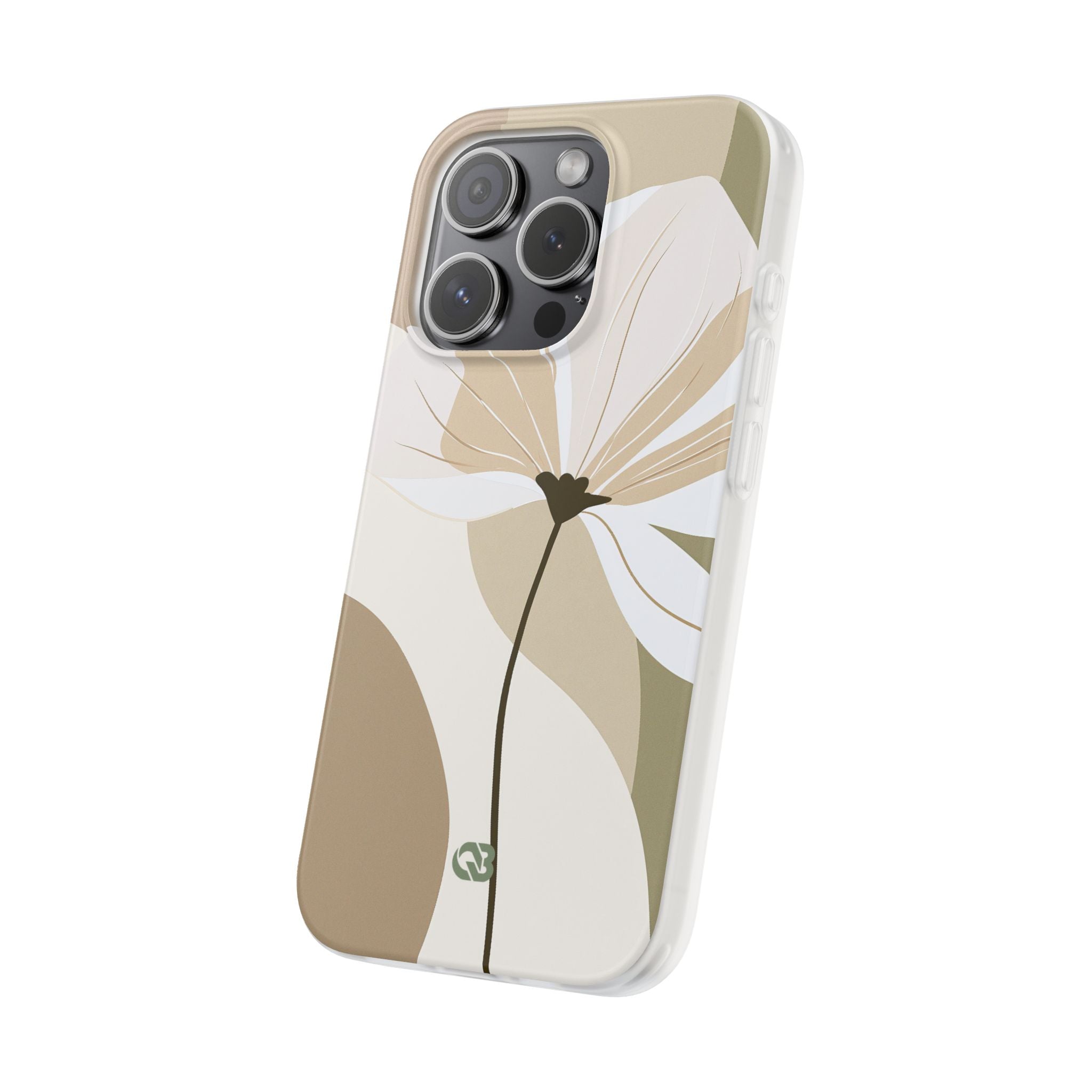 Beige Lite Phone Case for iPhone - Sage Linen Magnolia