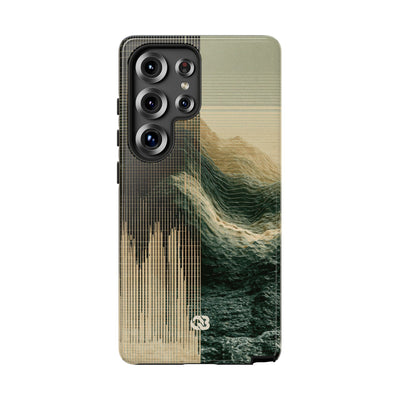 Orbital Topography · Tough Phone Case for Samsung · Green