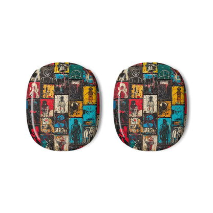 Portrait Grid Crimson - AirPod Max Case