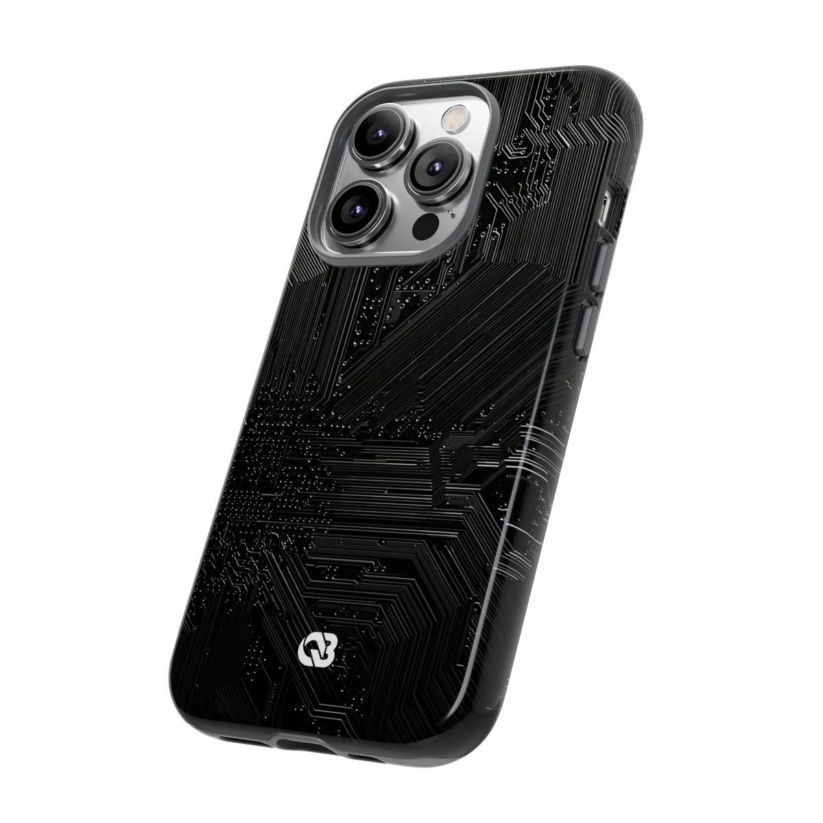 Obsidian Circuitry · Tough Phone Case for iPhone · Black