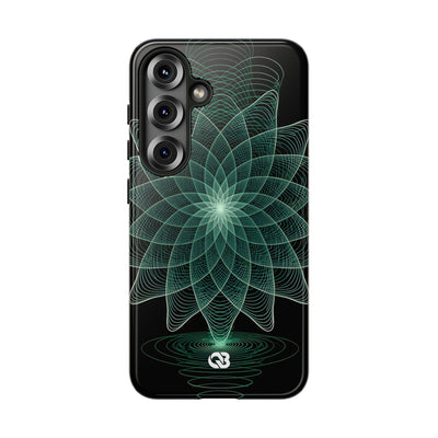 Verdant Harmonic Bloom · Tough Phone Case for Samsung · Black
