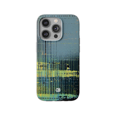 Acid Raster Circuit · Lite Phone Case for iPhone ·  Teal
