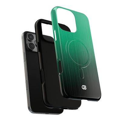 Emerald Cascade · Tough 2.0 Magnetic Phone Case for iPhone · Green